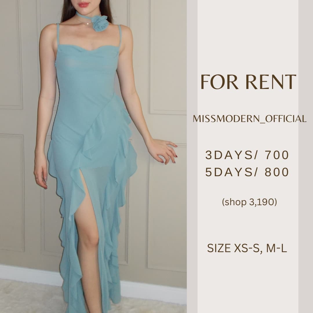MISS MODERN - Listen Dress & Flower Pin/Choker