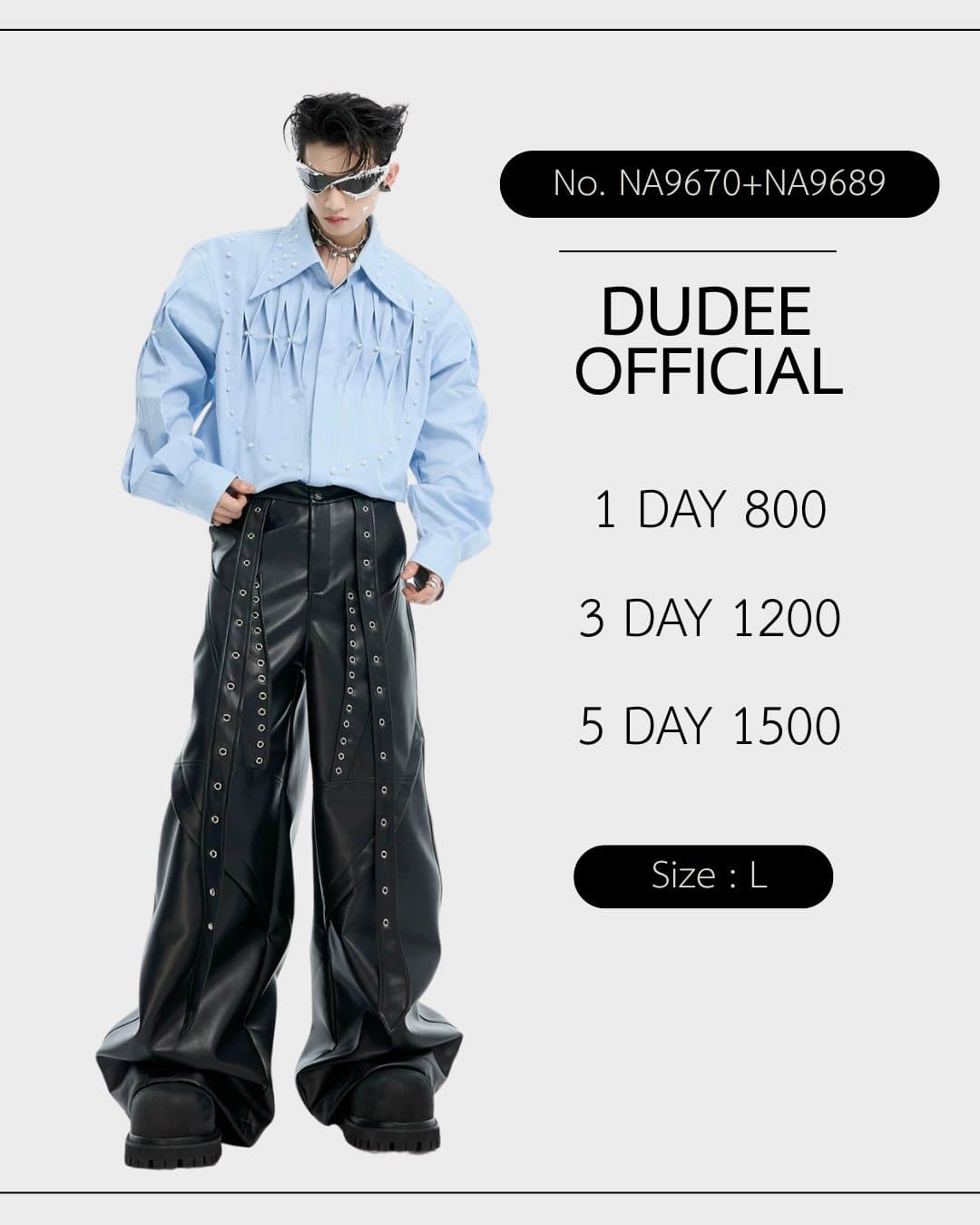 (NA9670+NA9689) เสื้อ+กางเกง