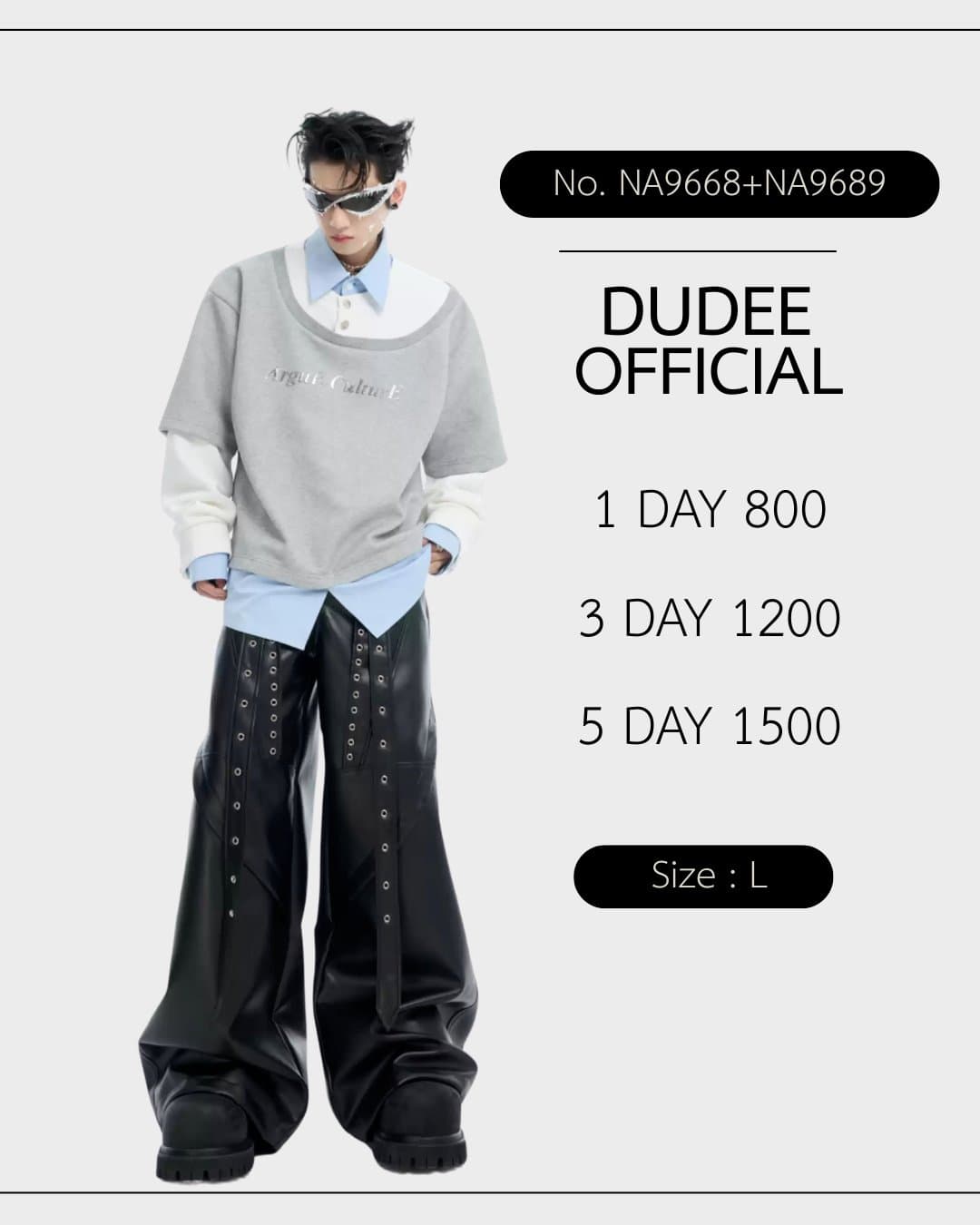 (NA9668+NA9689) เสื้อ+กางเกง