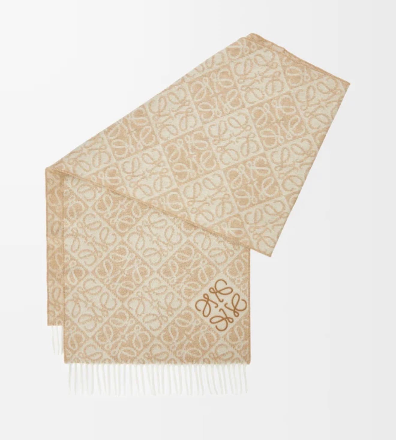 Loewe scarf beige 25