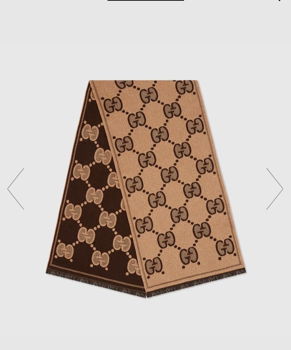 Gucci scarf twotone
