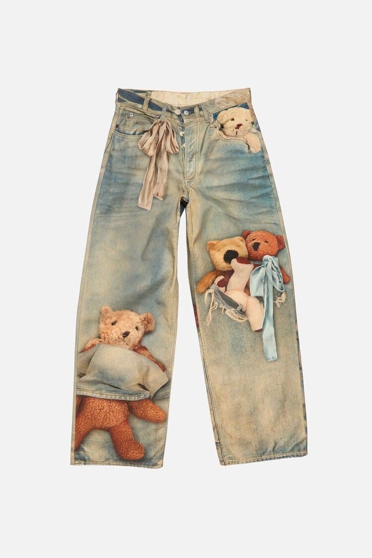 Acne studios teddy-print
