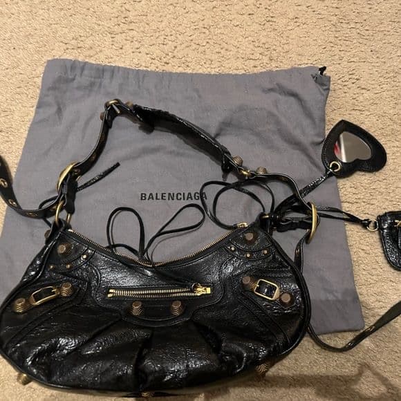 Balenciaga lecagole gold