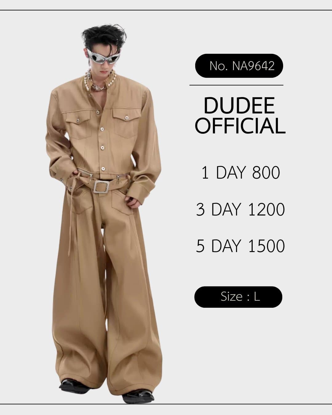 (NA9642) เสื้อ+กางเกง