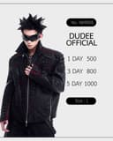 (NA9926) เฉพาะแจ็คเก็ต Velour Rebellion.