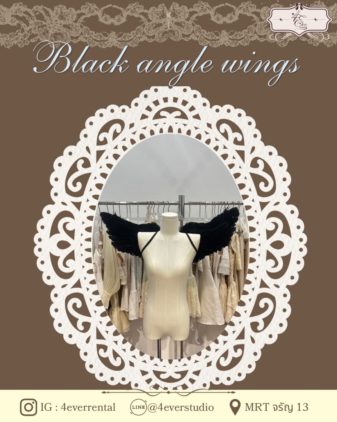 BLACK ANGLE WINGS