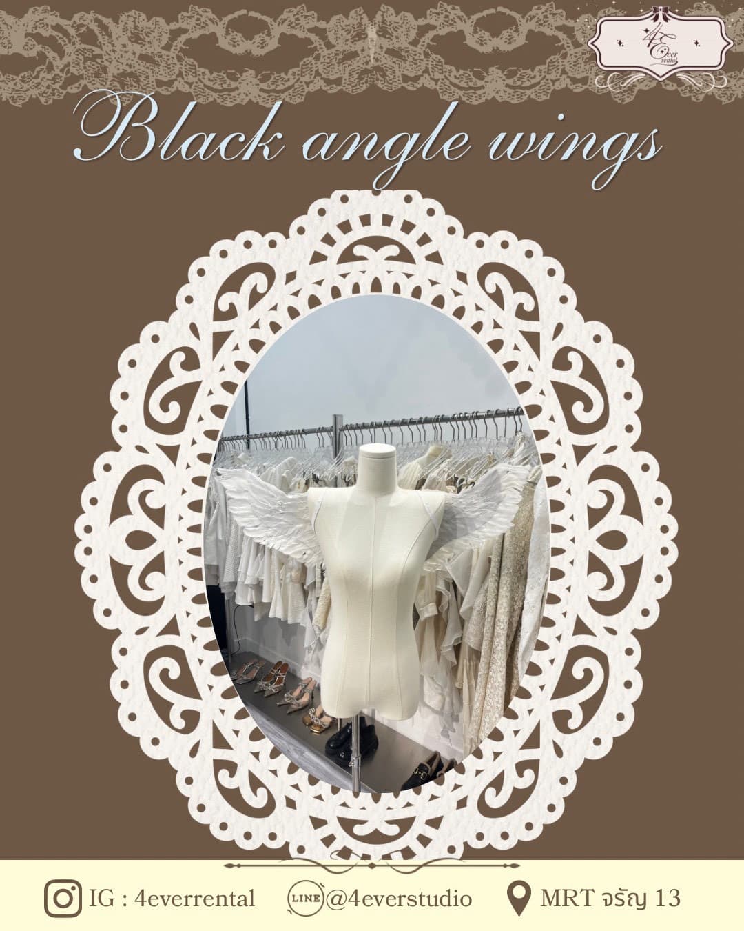 BLACK ANGLE WINGS
