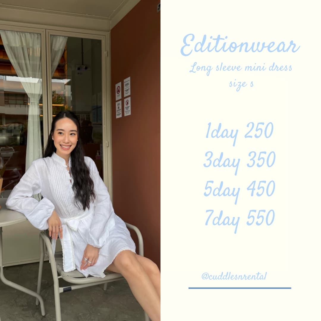 long sleeve mini dress size s