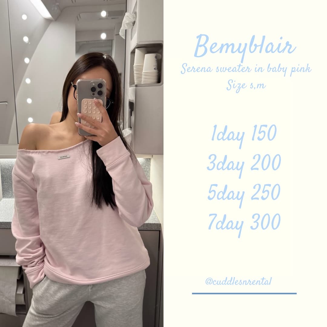 serena sweater pink