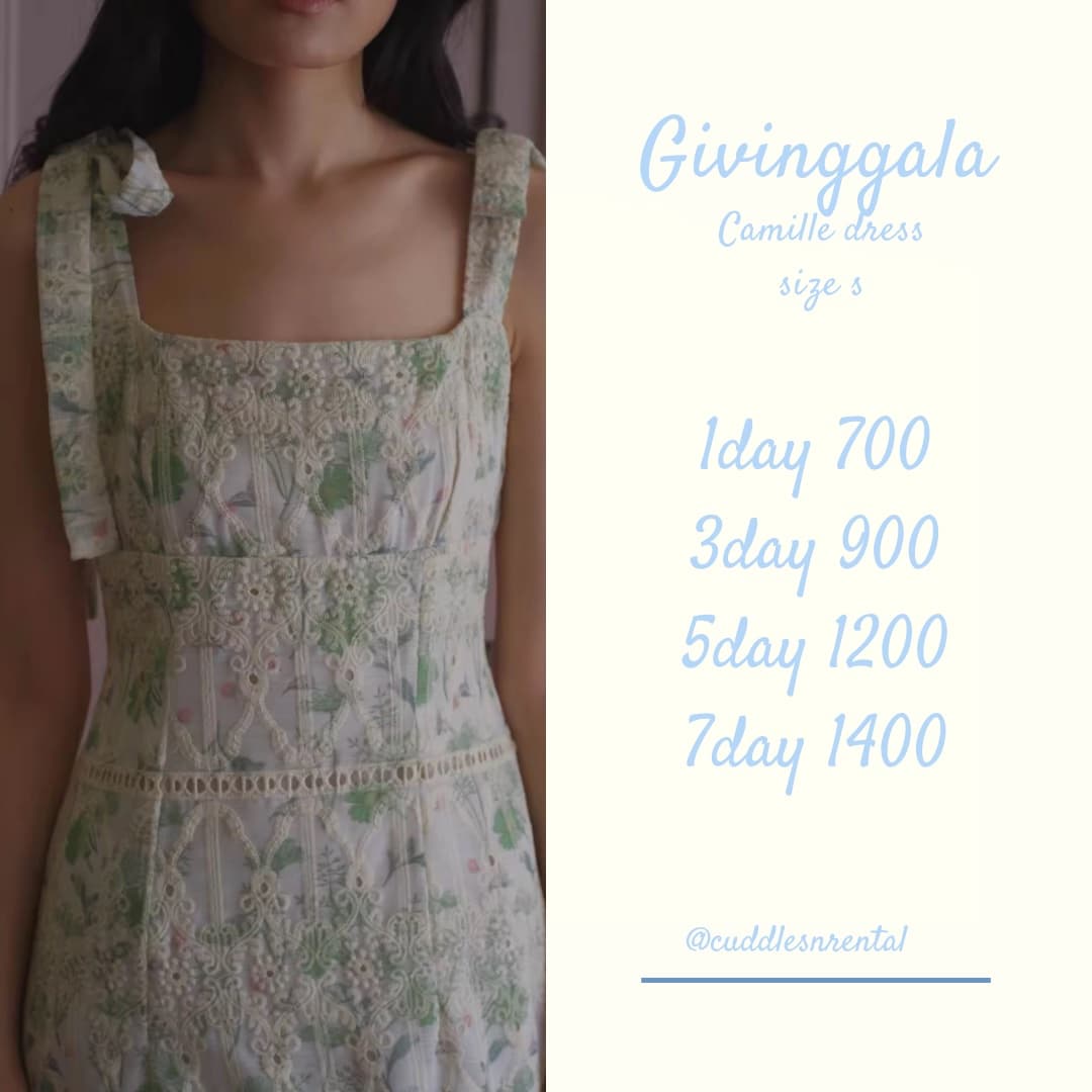 camille dress green