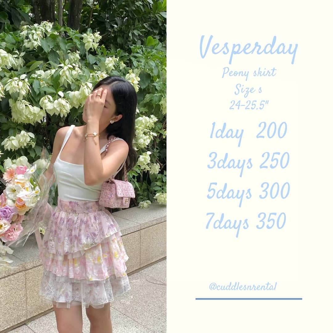 Peony skirt size s