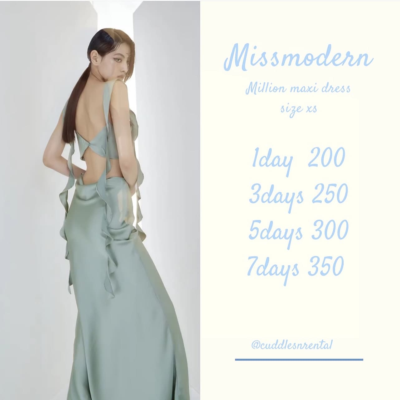 Million maxi in sage