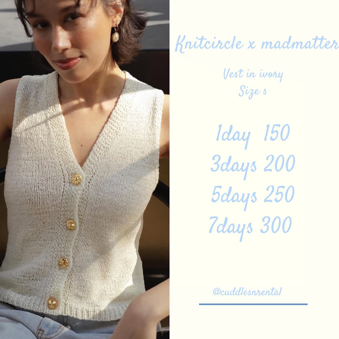 Vest x madmatter ivory