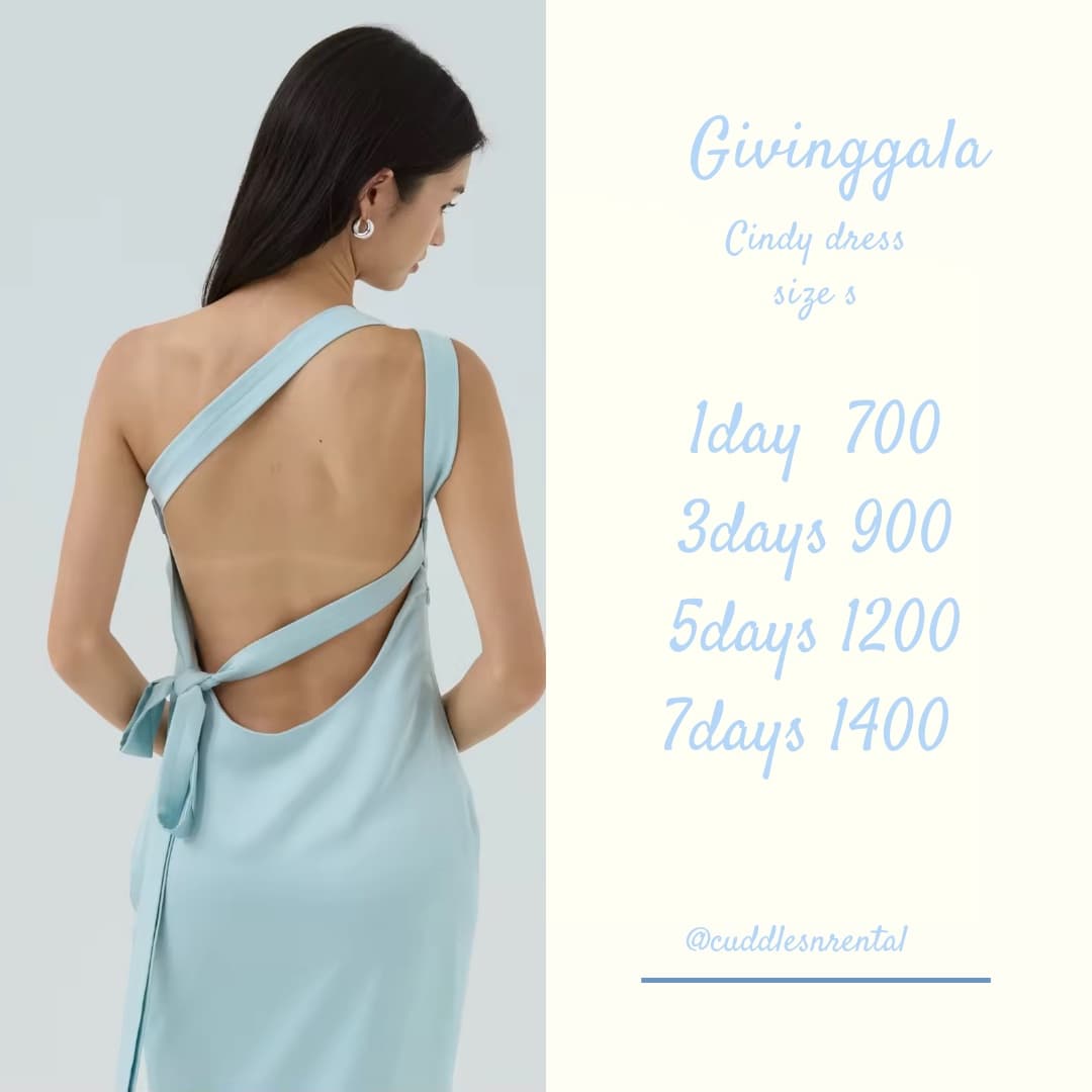 Givinggala cindy dress blue