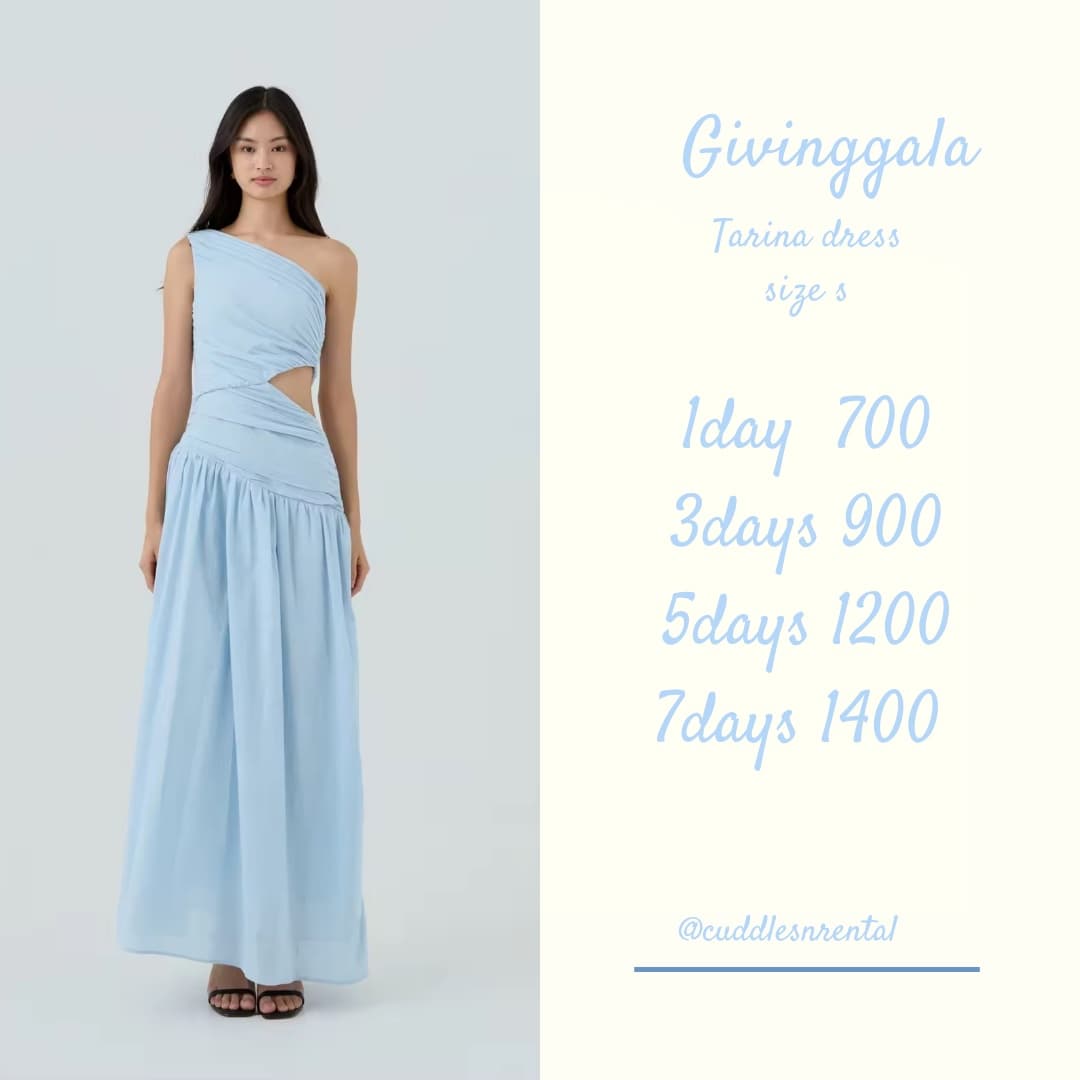 Givinggala tarina dress blue