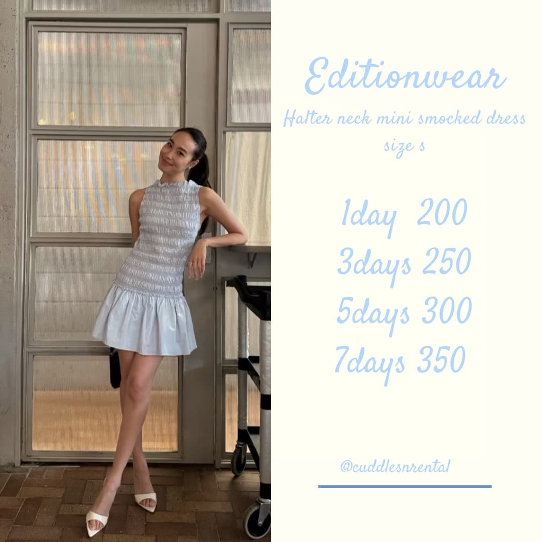 Halter mini dress