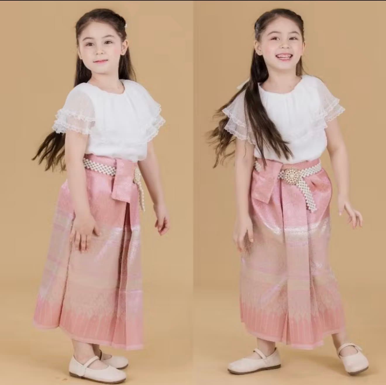 ชุดไทยเด็กรุ่น " บัวบงกช ~ Al Jung Clothes ชุดไทยเด็ก