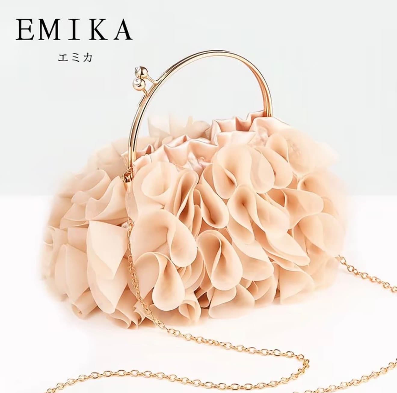 EMIKA กระเป๋าลายดอกไม้ Blooming Retro กระเป๋าไปงานแต่ง งานปีใหม่