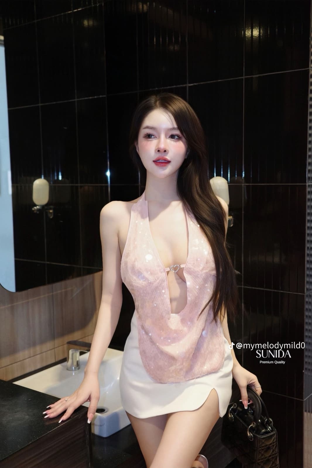 เสื้อผูกคอเกล็ดปลา