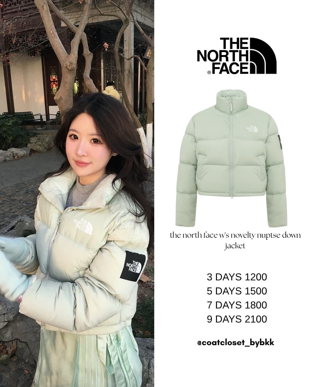 the north face w's novelty nuptse down jacket