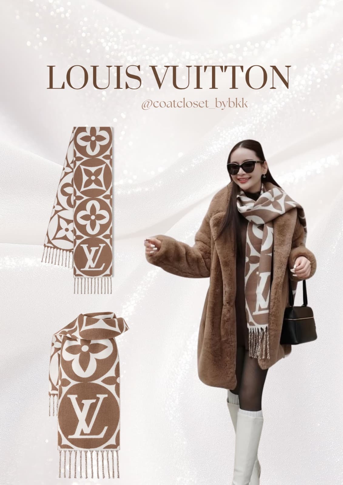 LV Medallion scarf
