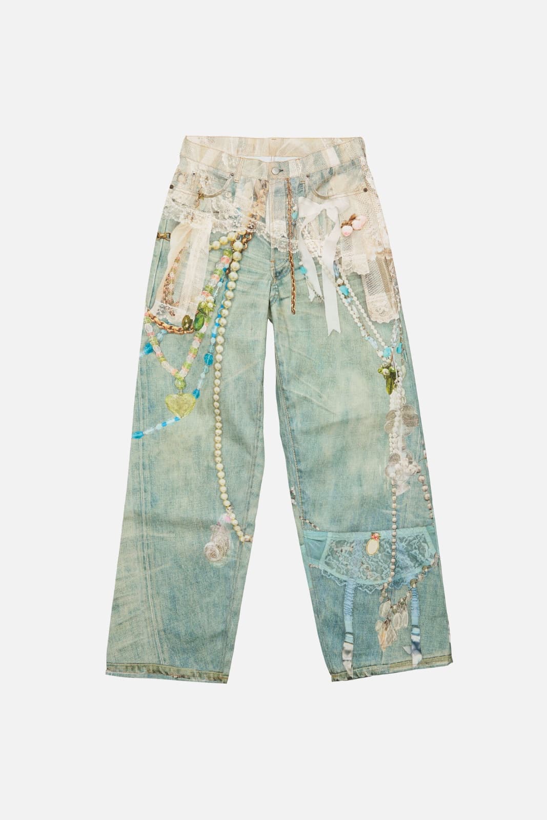 Acne Studios 1981 Loose Fit Trompe-l’œil Jeans