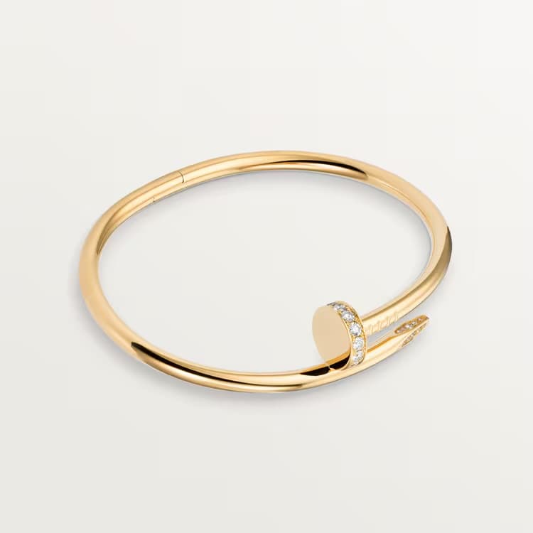 Cartier Juste un Clou Diamond Bracelet – Rose Gold, Size 16