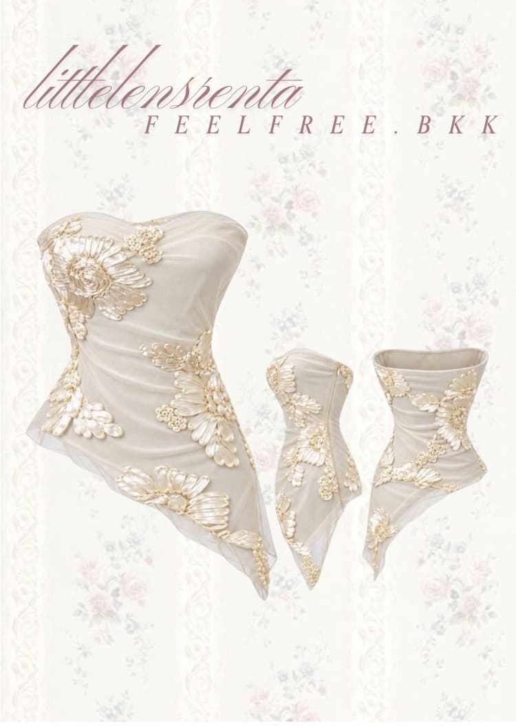 เสื้อเกาะอกรุ่น ROSALINE TOP