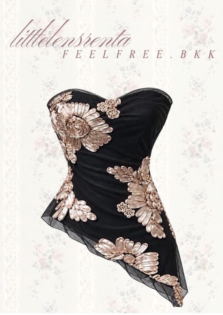 เสื้อเกาะอกรุ่น ROSALINE TOP