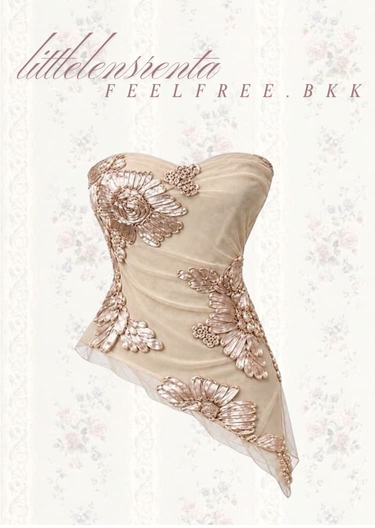 เสื้อเกาะอกรุ่น ROSALINE TOP