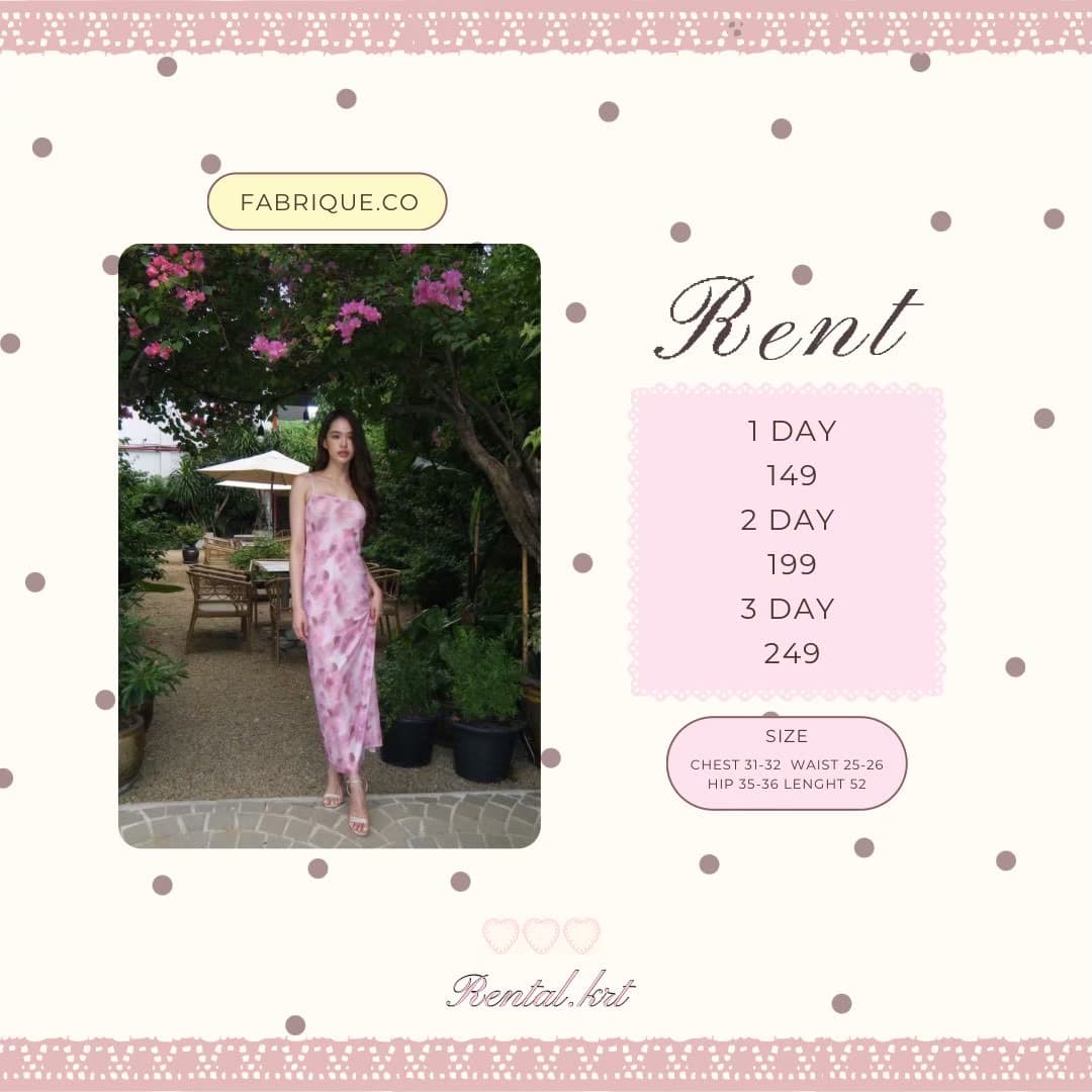Flair dress - Blurry Pink mesh