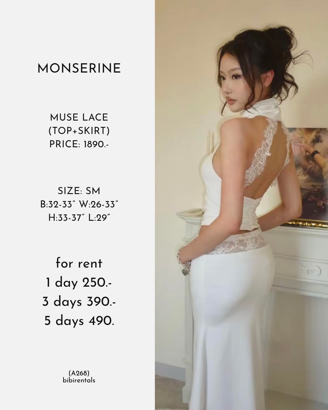 MUSE LACE (TOP+SKIRT)
