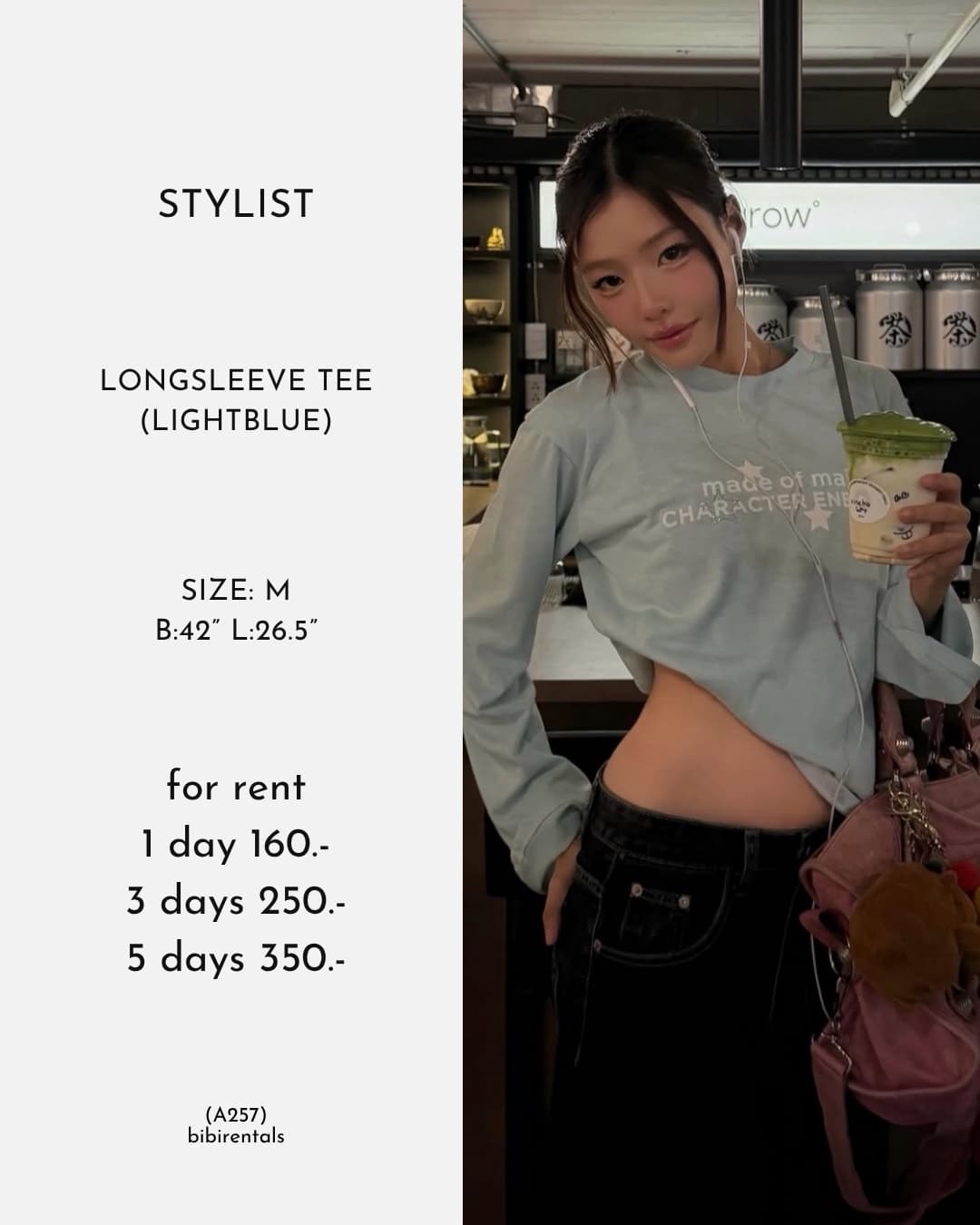 LONGSLEEVE TEE (LIGHTBLUE)