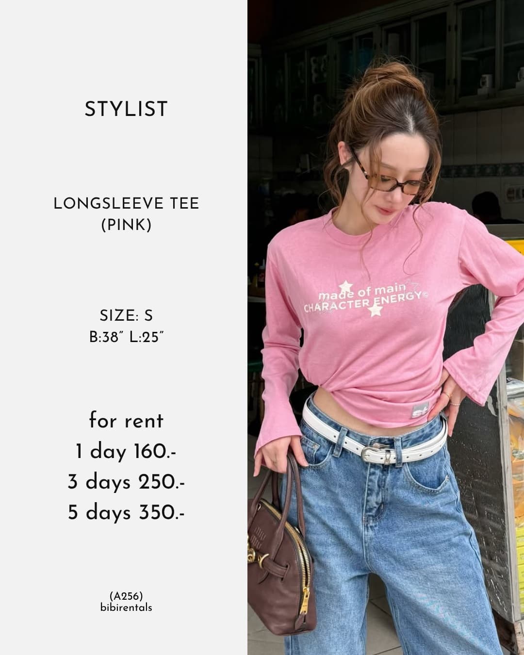 LONGSLEEVE TEE (PINK)