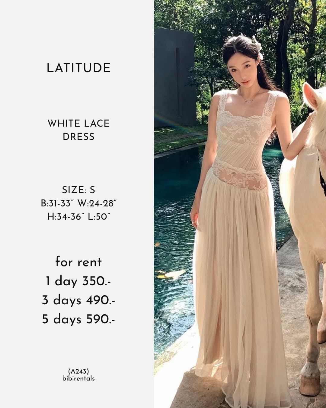 WHITE LACE DRESS