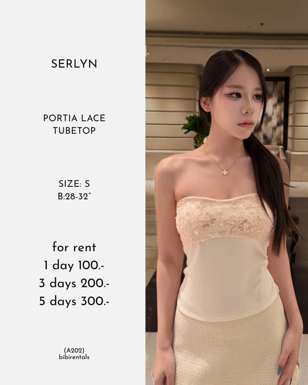 PORTIA LACE TUBETOP