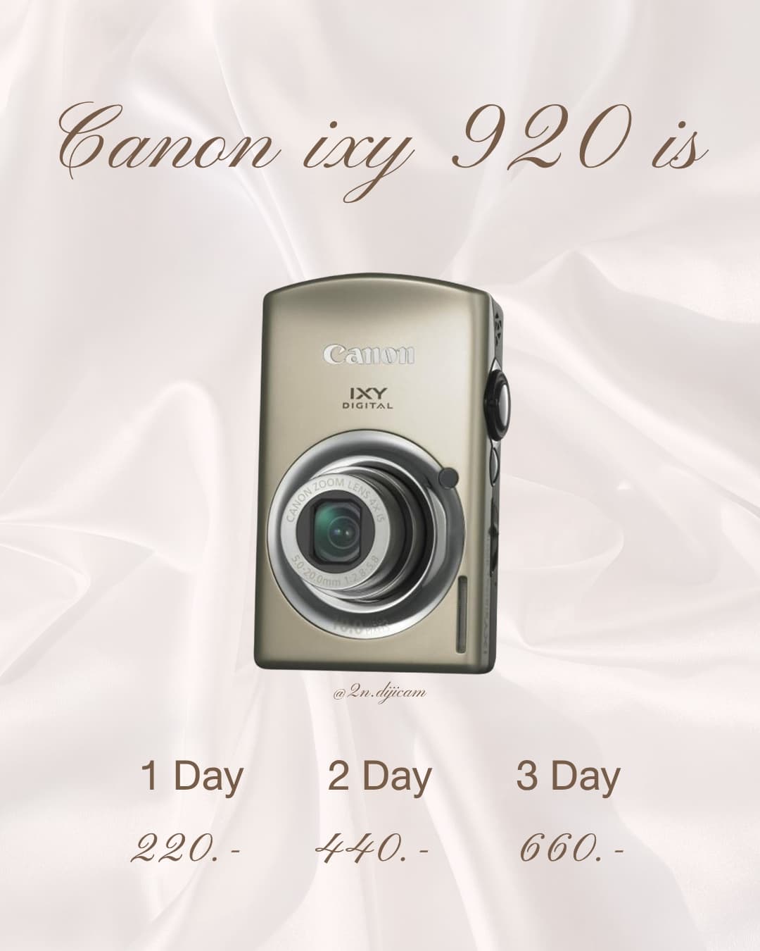 canon ixy 920 is