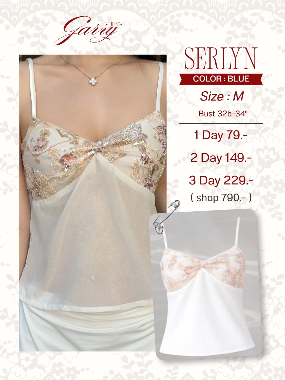 Serlyn – Pearla top
