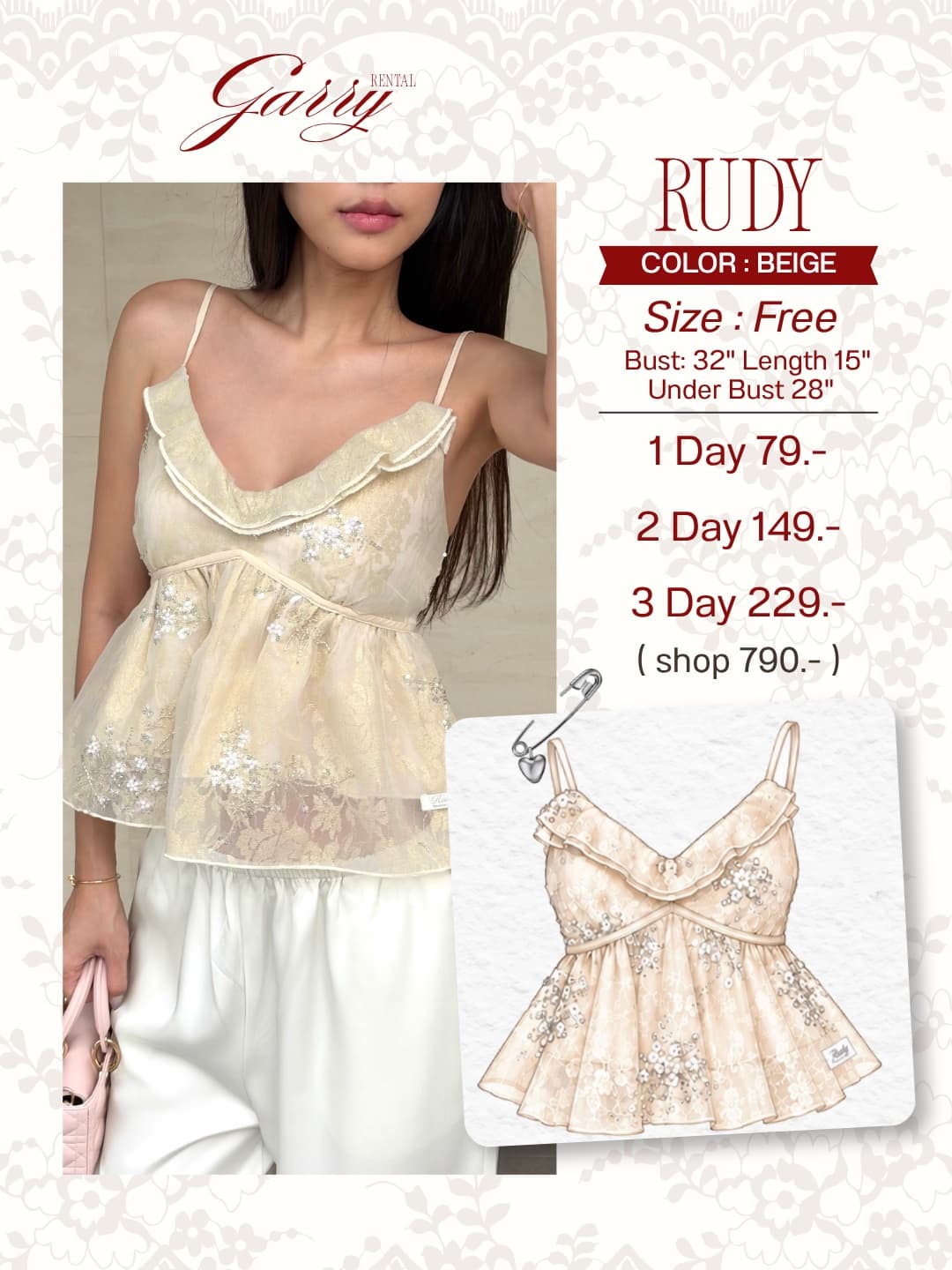 RUDY – Elodie top