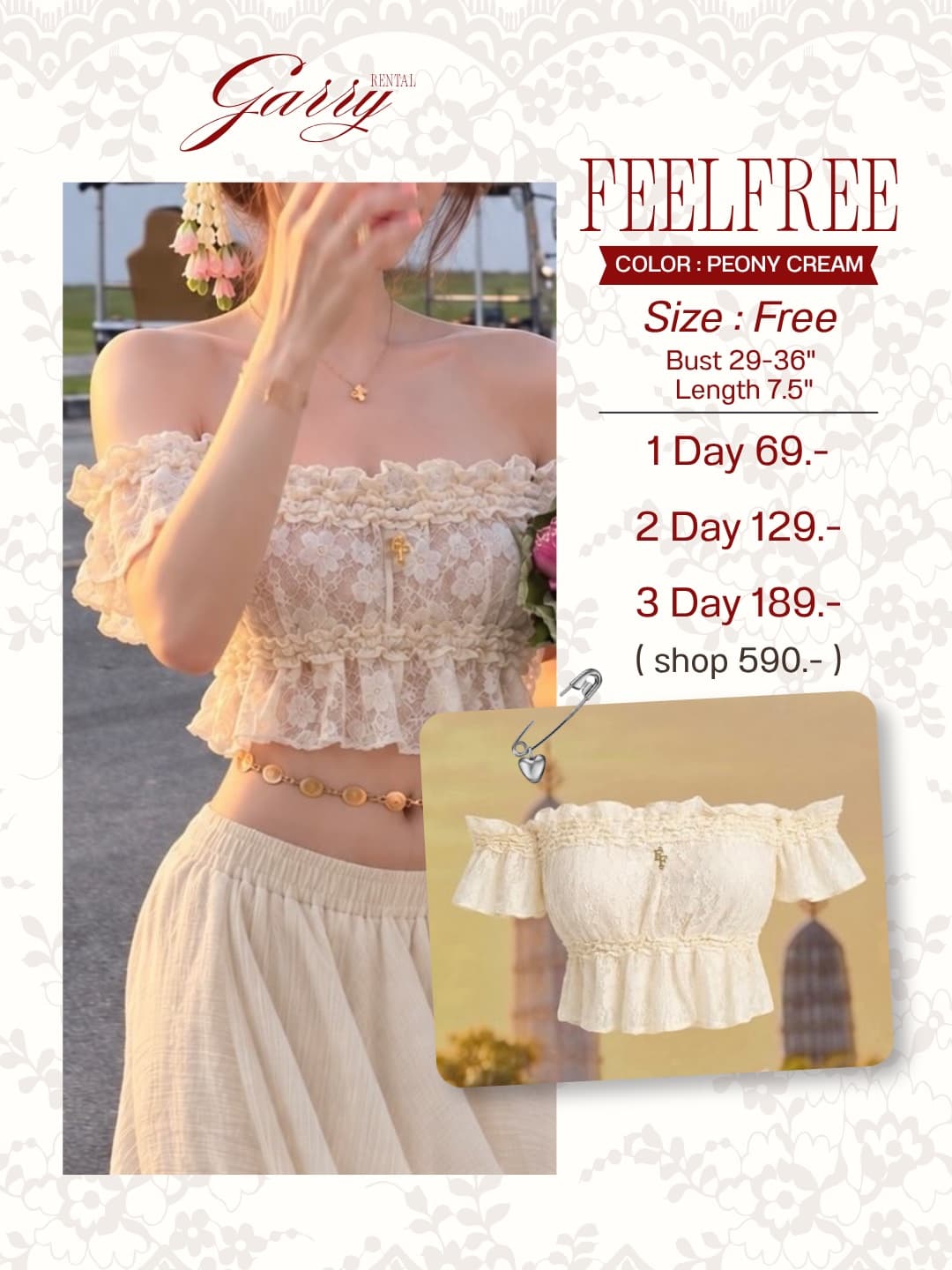 Feelfree.bkk – Mali top