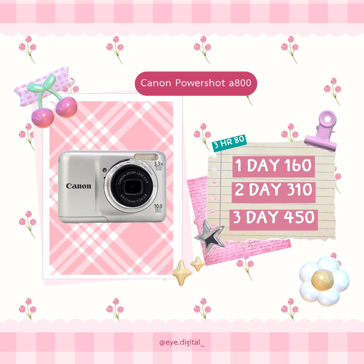Canon Powershot a800