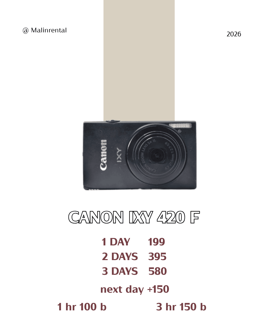 Canon ixy 420 f
