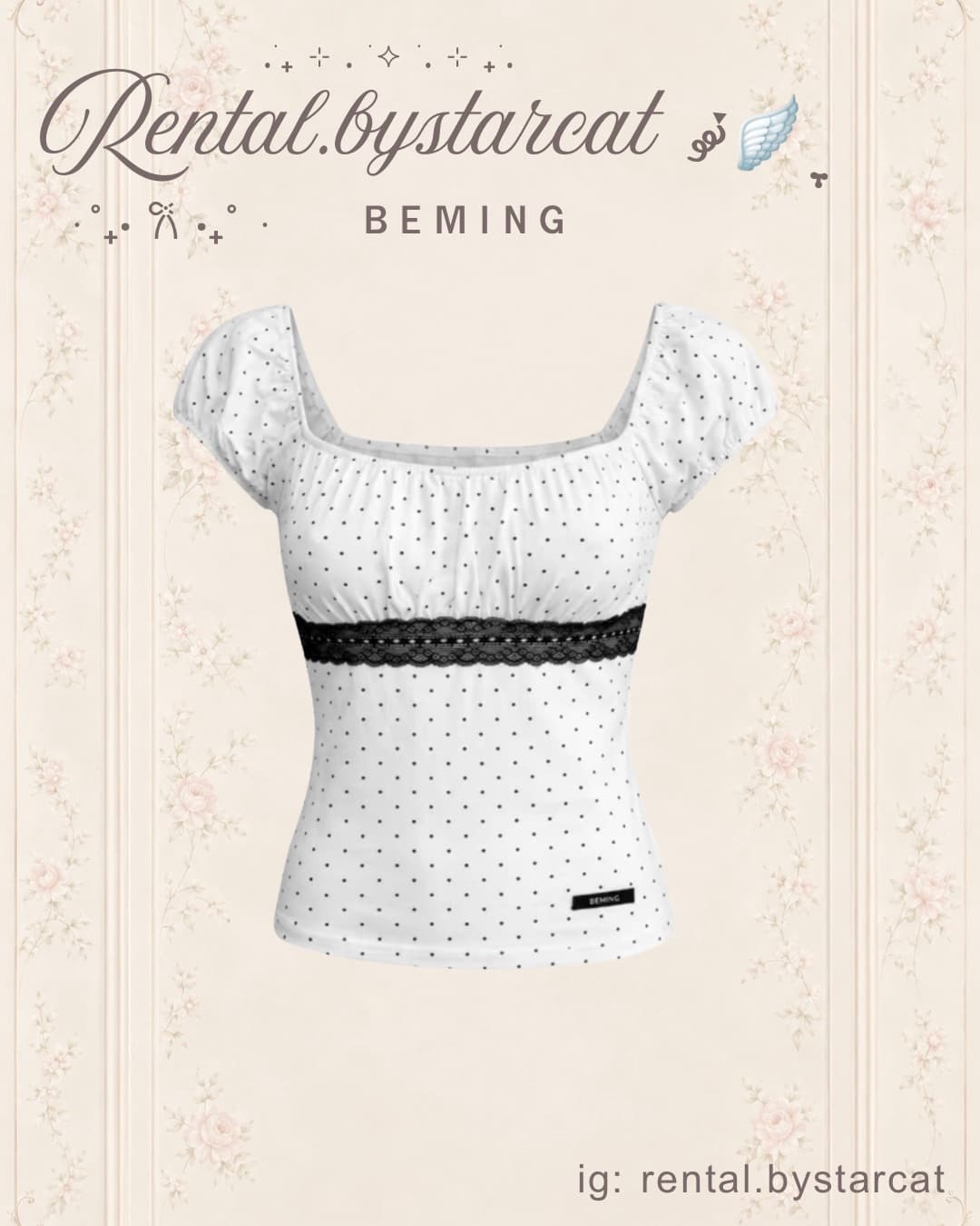 BEMING เสื้อลายจุด