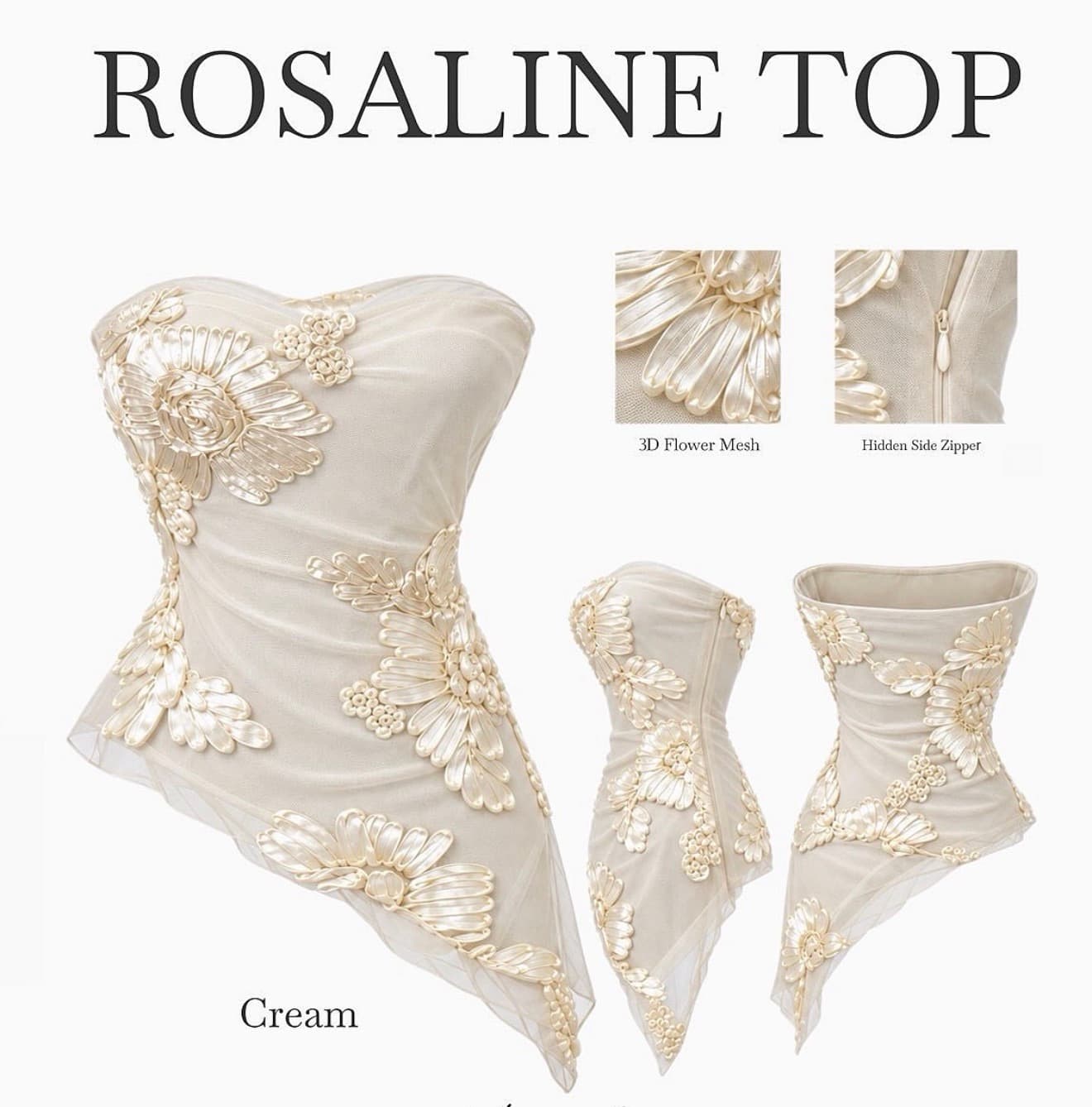เสื้อ ROSALINE TOP